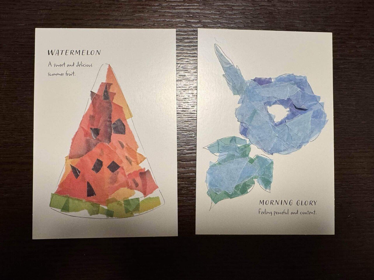 ちぎり絵 ちぎり絵シリーズ◇無くなり次第終了◇パッケージ入りポストカード