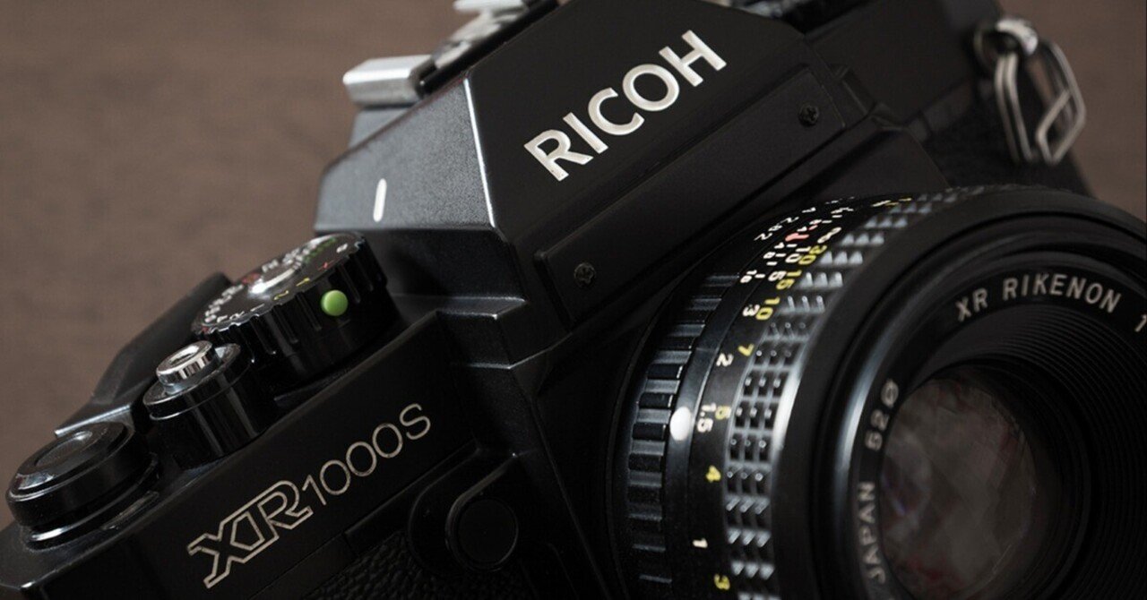 リコー　RICOH XR1000S 一眼レフカメラ リコーXR1000S | マイ・ファースト・カメラ｜藤井智弘