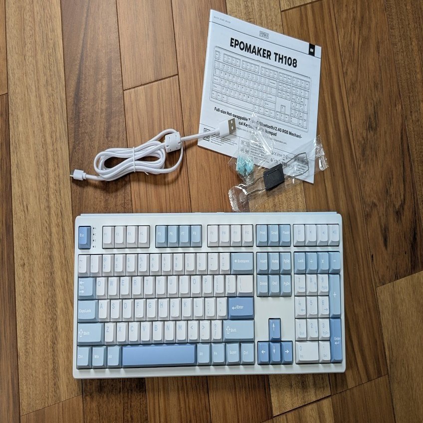 メカニカルキーボード 【EPOMAKER TH108】 レビュー｜フデ