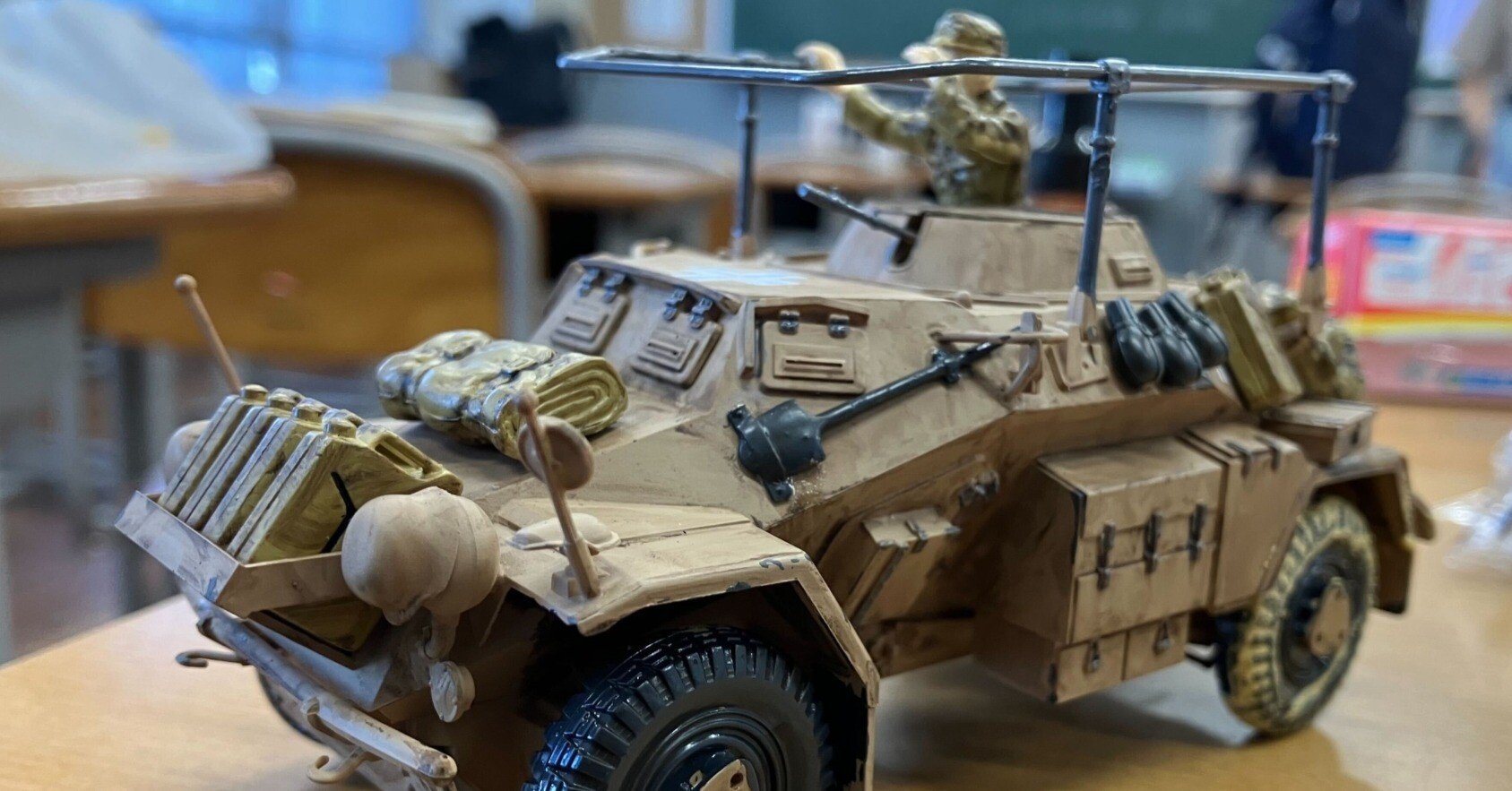 6 タミヤ1/35 ドイツ無線指揮車フンクワーゲン【完成】｜洛星中高模型