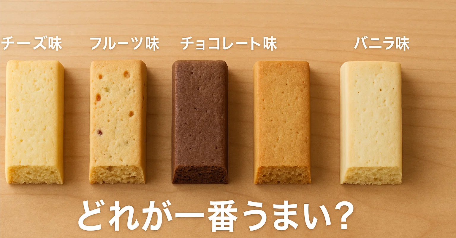 カロリーメイトの味ってどれが一番？常時販売5種を全部食べて比べて