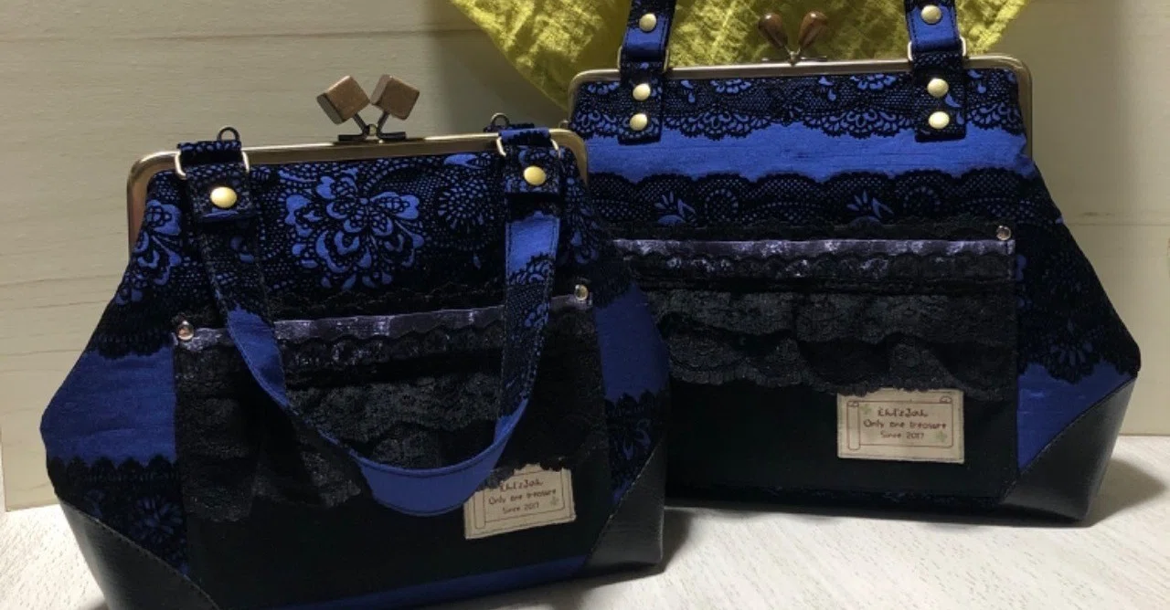 えんじょるのん★ハンドメイド★がま口ミニバッグ★ゴスロリ★ 新作☆ゴスロリテイストがま口バッグ｜のんぱち屋 えんじょるのん