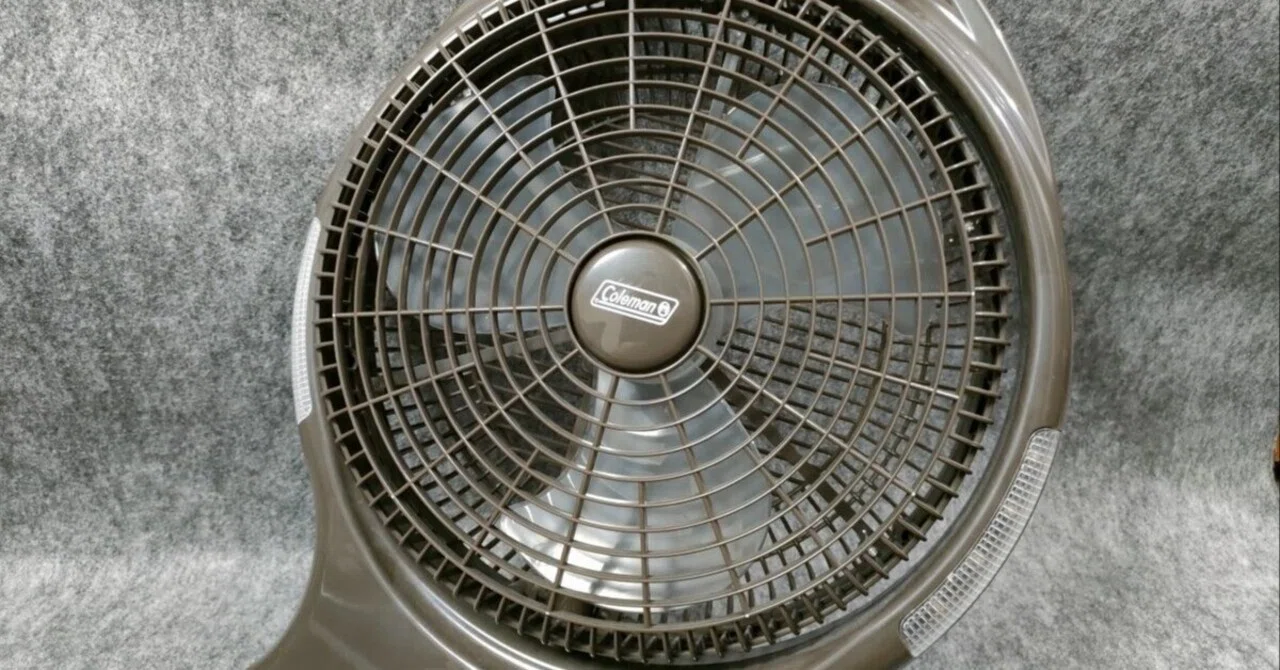 おすすめの充電式扇風機 ～コールマン アウトドアリチャージブルファン
