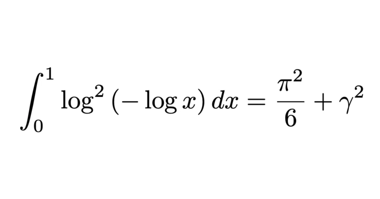 log^2(-logx) の積分｜ﾏﾝﾁｶﾝ