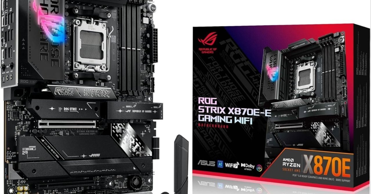 警告】ASUS X870Eマザーボード購入で9割が犯す「致命的ミス