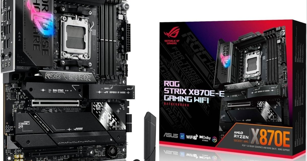 警告】ASUS X870Eマザーボード購入で9割が犯す「致命的ミス