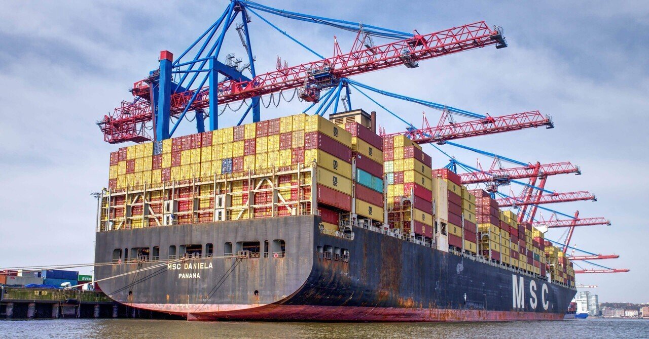 MSC KANOKOの模型　コンテナ船 Amazon | 世界第2のコンテナ船会社 MSC KANOKOの模型 コンテナ