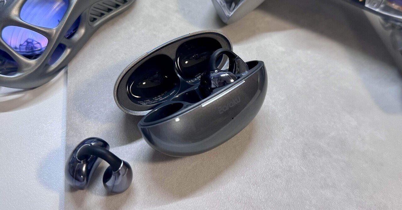 Earaku SoundClip F308】アクセ感覚で着けられる、流行りの