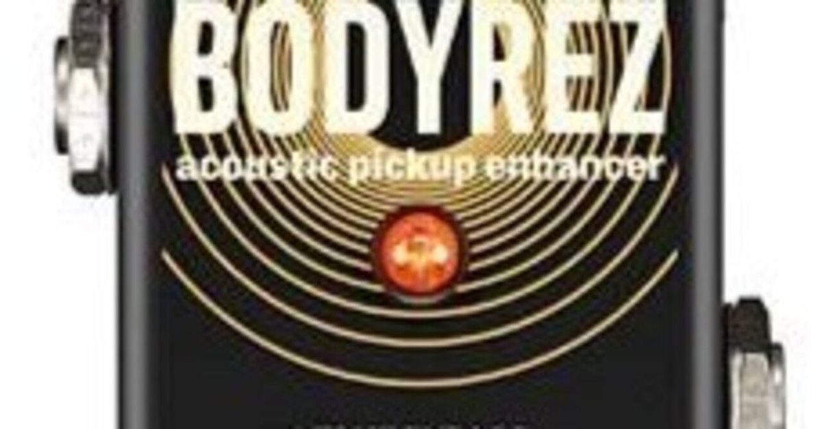 TC Electronic BodyRezはピエゾの音をリアルなアコギサウンドに