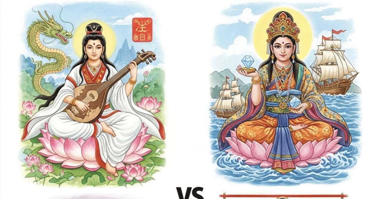 弁財天と吉祥天：ネパールの伝統に深く根ざした日本の女神たち｜nepal