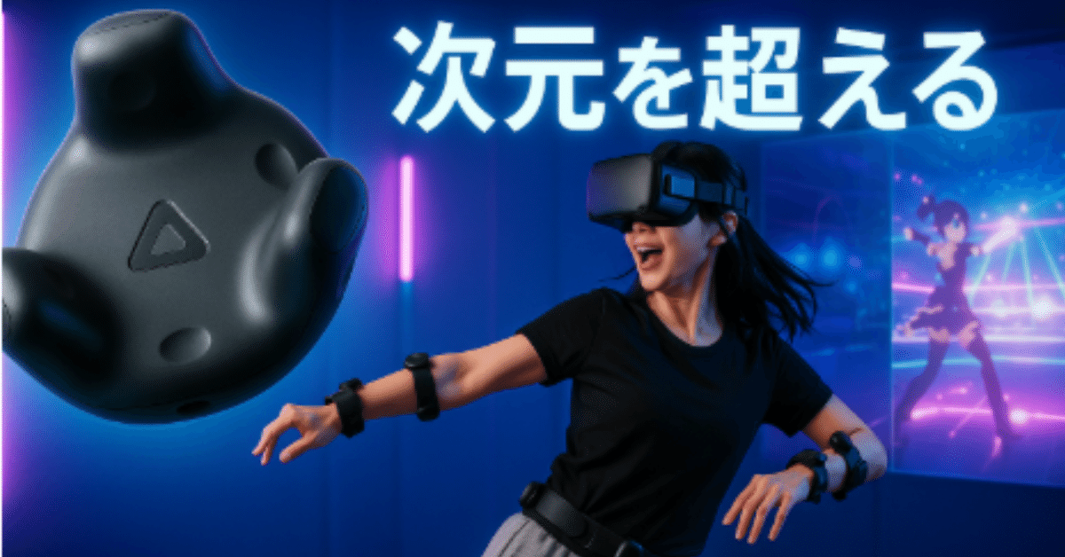 没入型VR体験を進化させる──HTC VIVE トラッカー 3.0 徹底