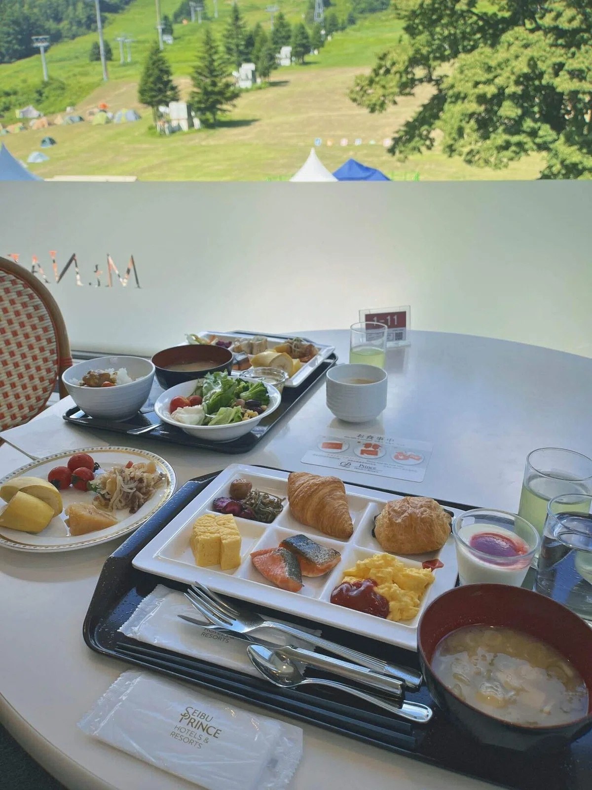 苗場プリンスホテルの朝食の写真