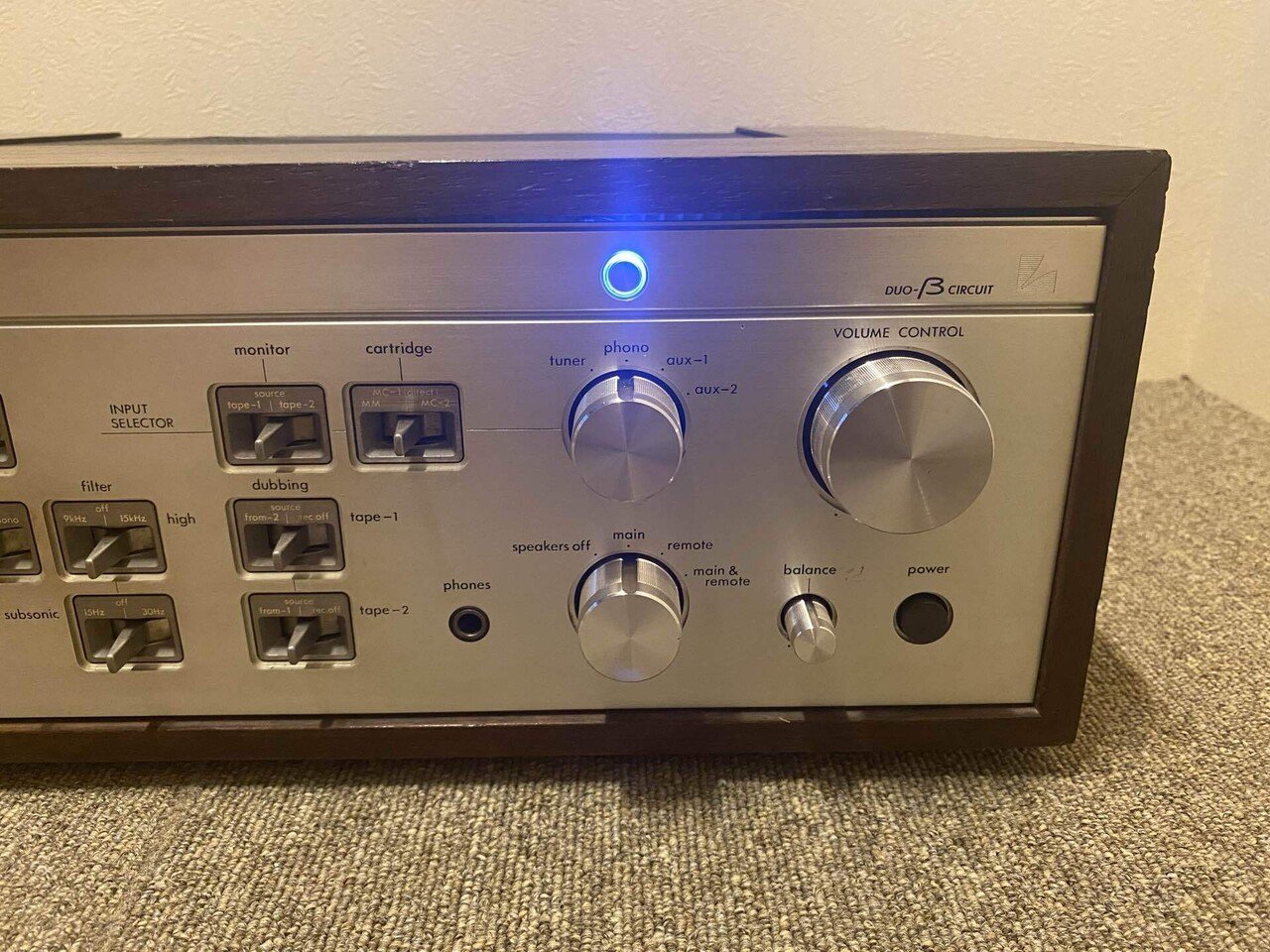 1979年発売のビンテージアンプ！ LUXMANのプリメインアンプ L