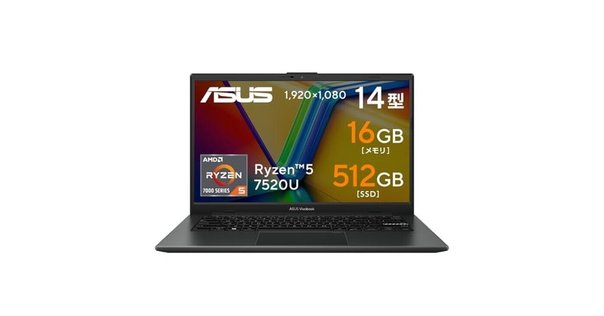Amazon.co.jp限定】ASUS ノートパソコン Vivobook 15 Ryzen 7