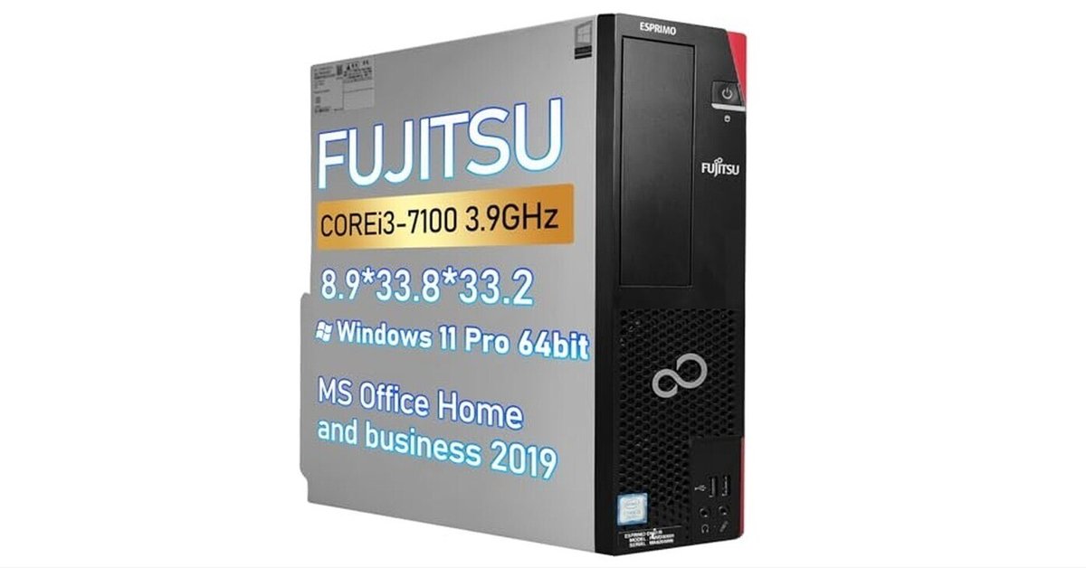 富士通 ESPRIMO D587 デスクトップパソコン 高性能第7世代 i3 Amazon.co.jp: Fujitsu ESPRIMO D587 Desktop PC, High