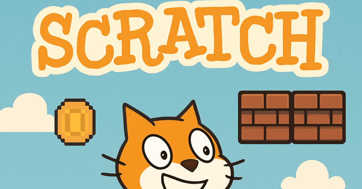 スクラッチ 2個 Scratch Jr】2つのキャラクターの動きを同期させる方法【作品例