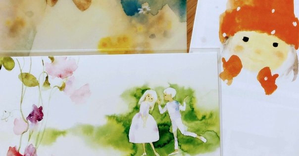 いわさきちひろ 岩崎ちひろ】 版画/リトグラフ 「ぶどうを持つ