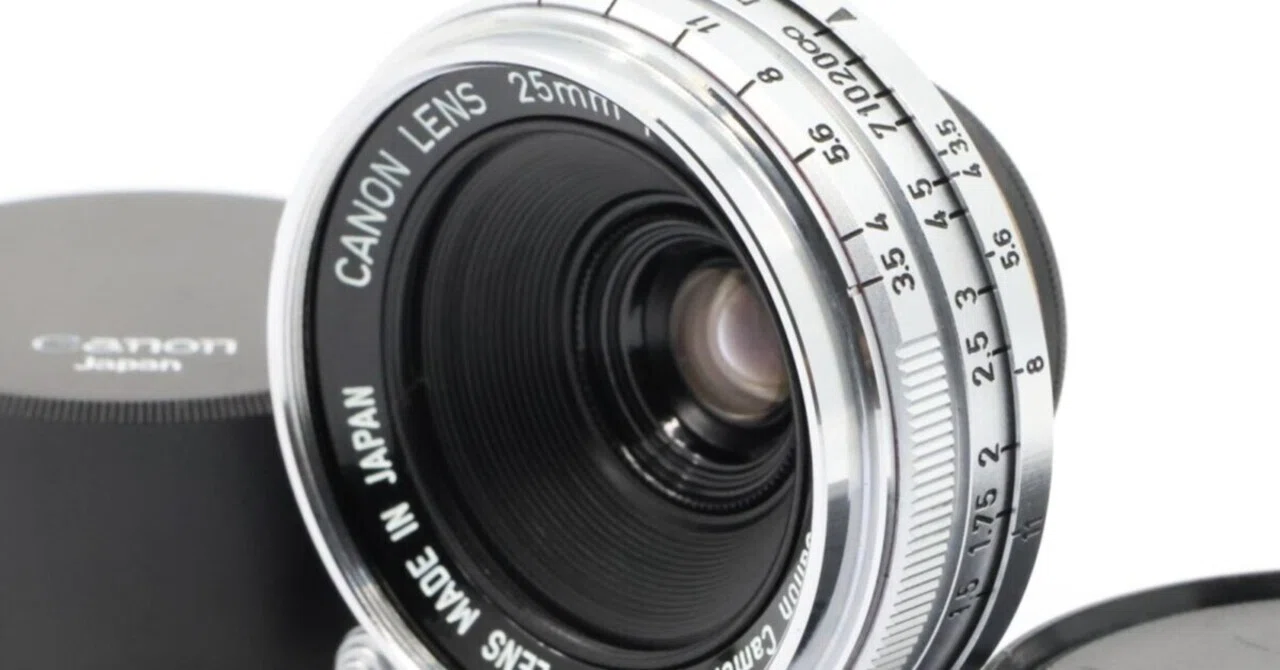 2025/08/08入荷｜Canon 25mm F3.5 L39 Lマウント｜小型軽量
