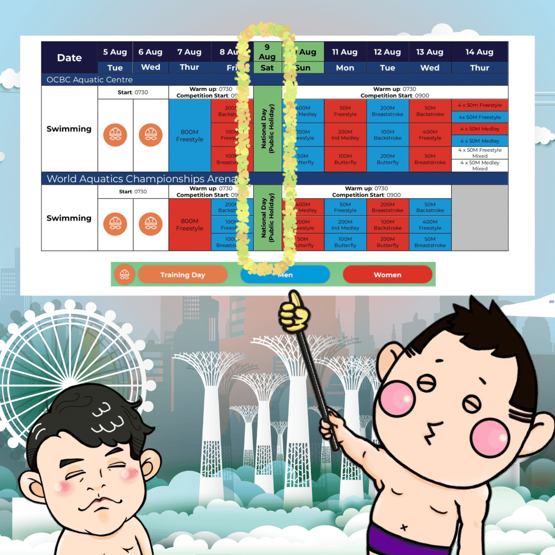 ②世界マスターズinシンガポール｜3日目は独立記念日のため