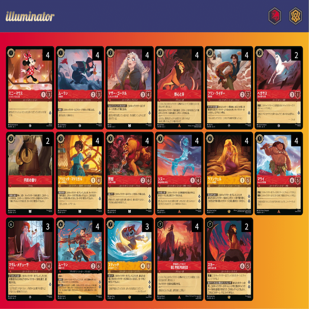 第1回 勝手にデッキラボ 〜塔の上のラプンツェル〜｜Touya