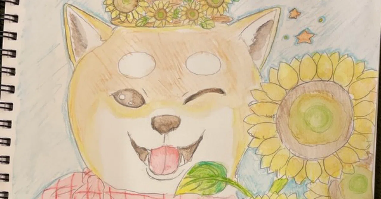 100均スケッチブックにひたすら水彩色鉛筆でお絵描き！23枚の絵を