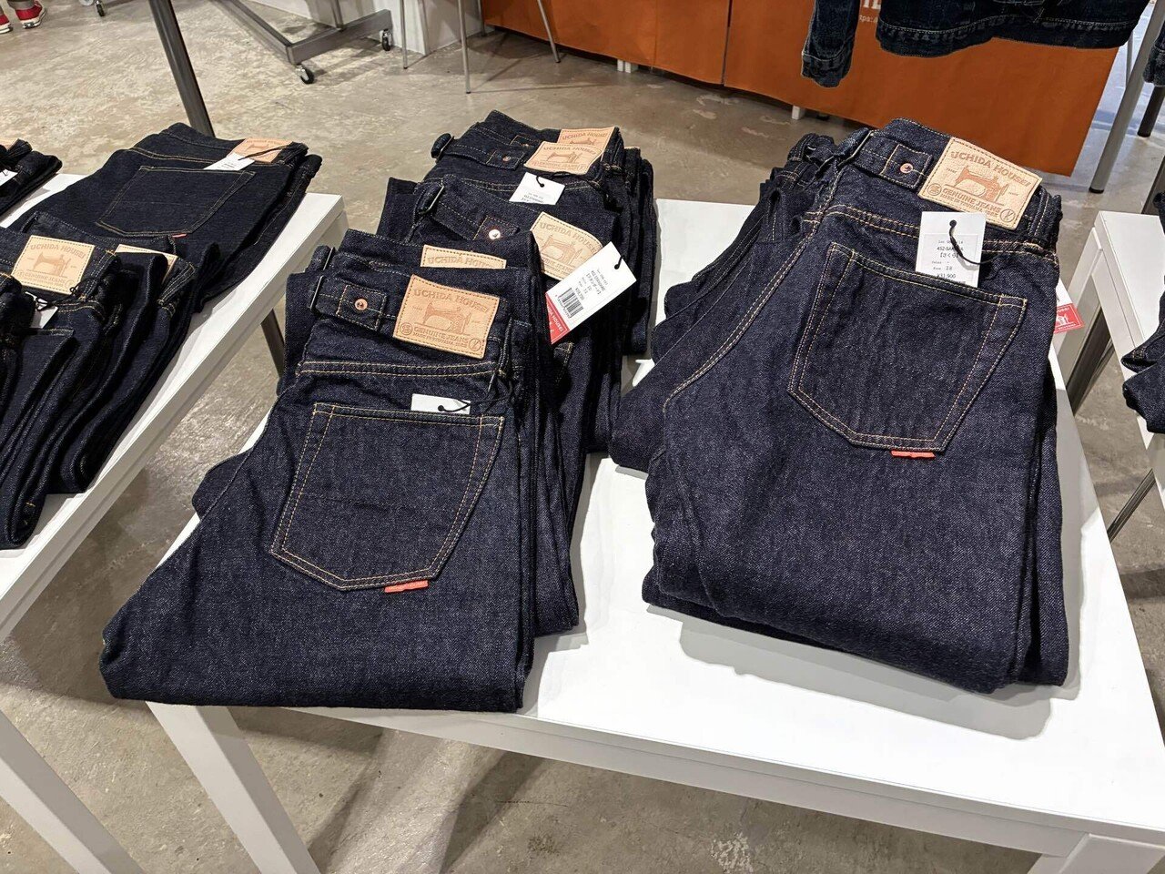 新品【内田縫製】450-レインボーデニム34inch 内田縫製】450-レインボーデニム34inch 450-RAINBOW【レインボー