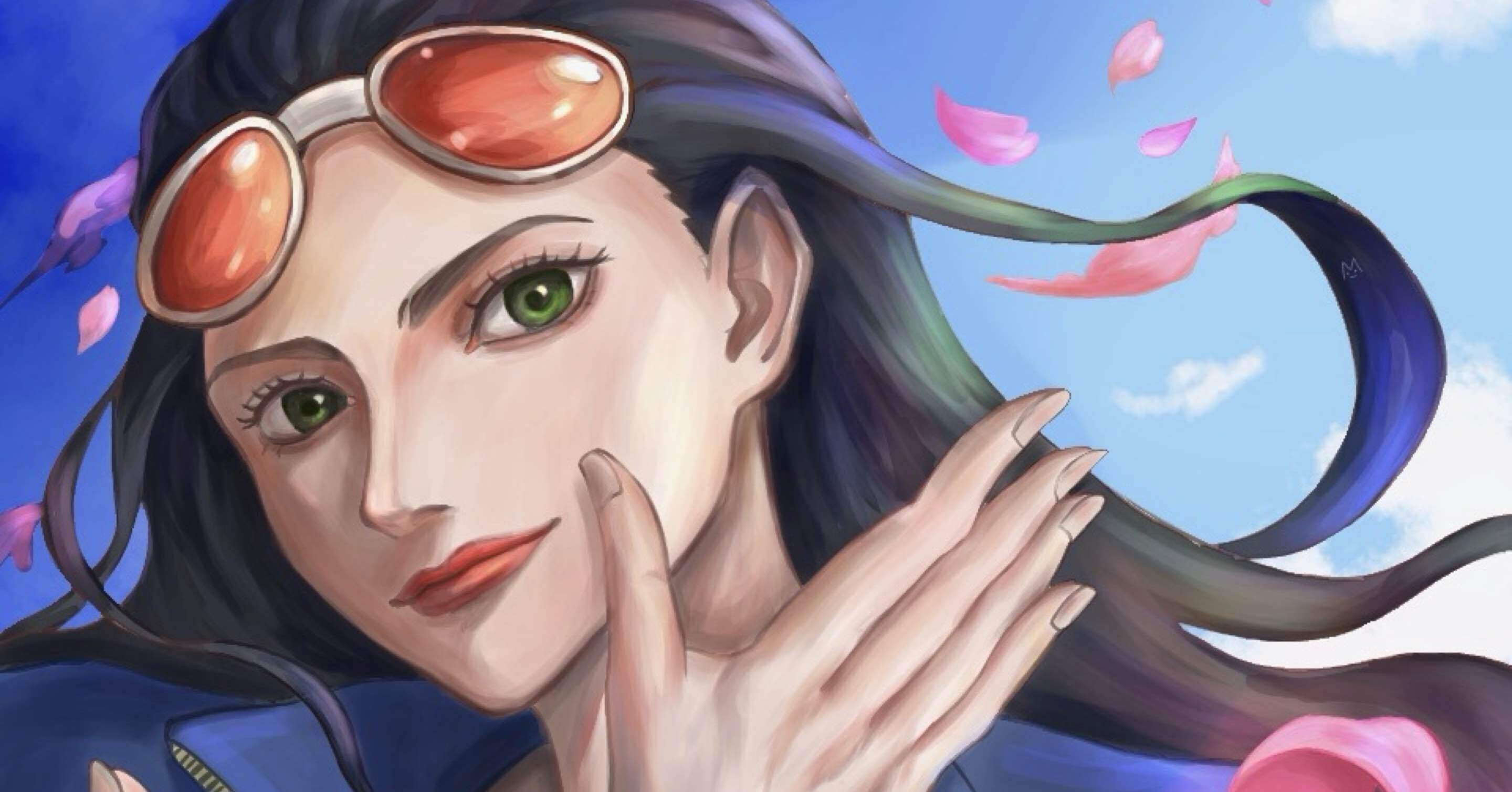 🌸【ロビンちゃんイラスト完成報告】主役を引き立てる一枚に挑戦しま