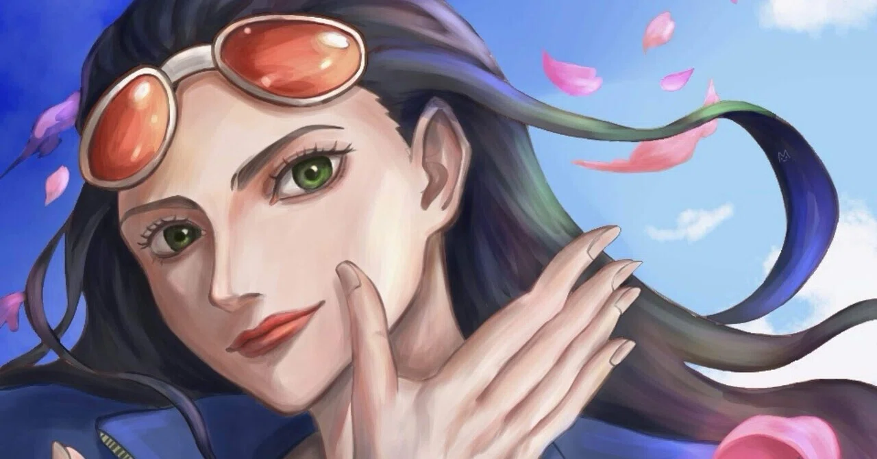 🌸【ロビンちゃんイラスト完成報告】主役を引き立てる一枚に挑戦しま