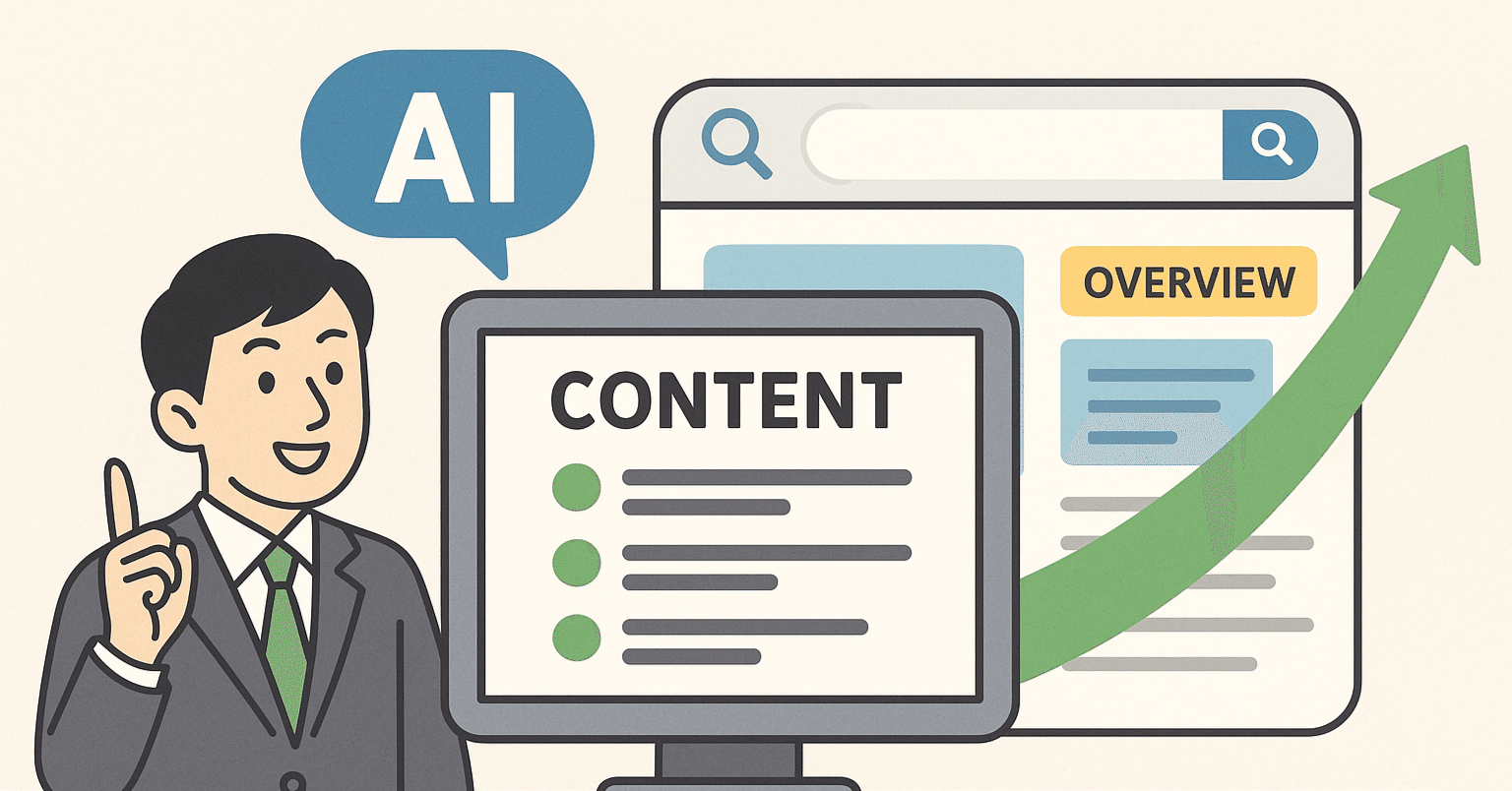 始めてますか？】AI Overviews対策 オーガニック集客が増える！｜株式