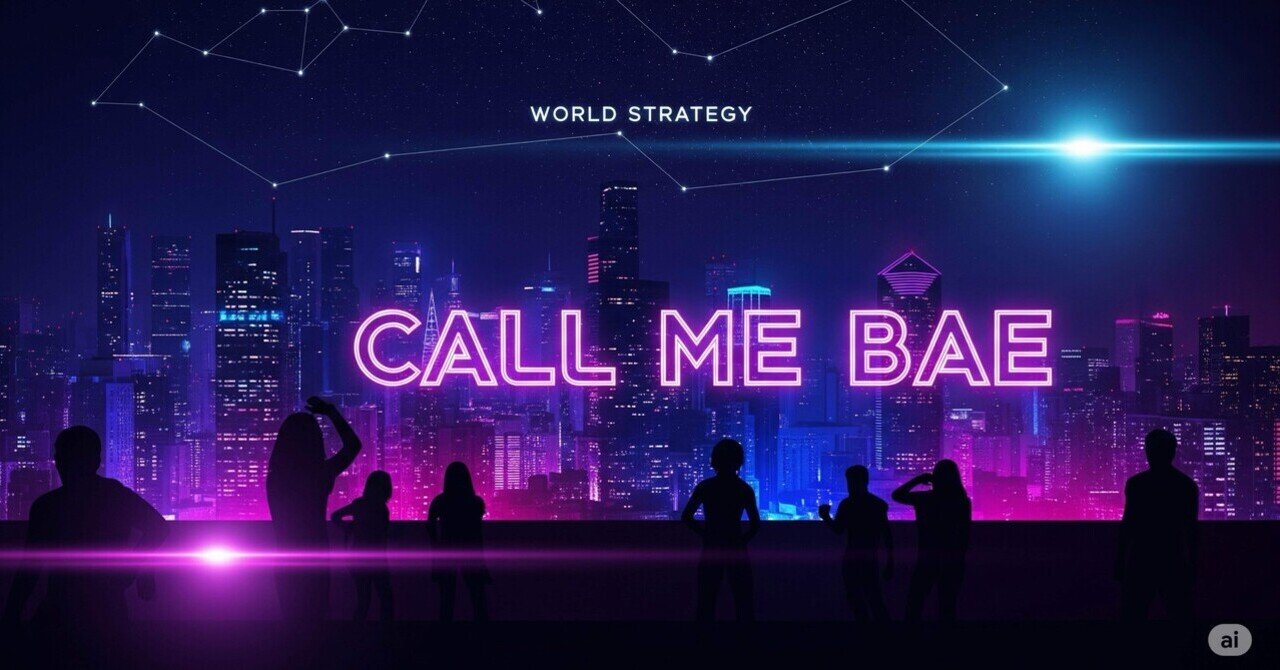 保存版】「Call me bae」は、ただのパリピソングちゃう。｜俺がこの曲に込めた“夜の意味”と世界戦略｜ともちん@AI音楽プロデューサー