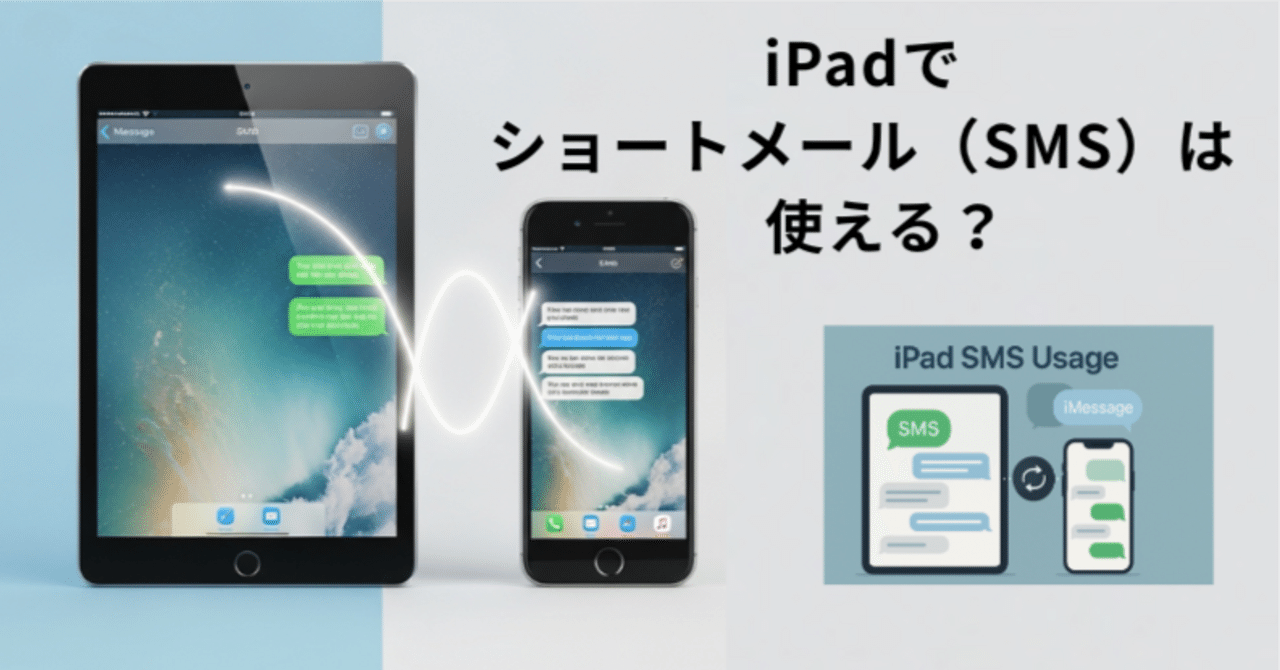 iPadでショートメール（SMS）は使える？知らないと困る意外な真実｜あい