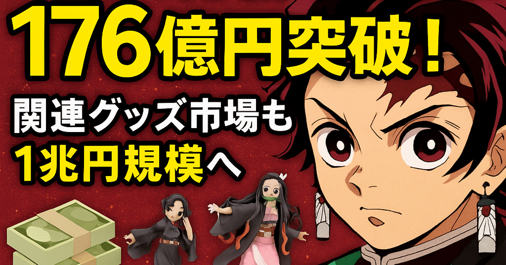 鬼滅の刃 無限城編』最新映画が176億円突破！関連グッズ市場も1兆円