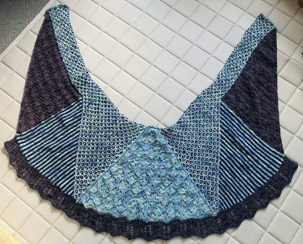 編み物記録】OTETE Shawl｜なぷ