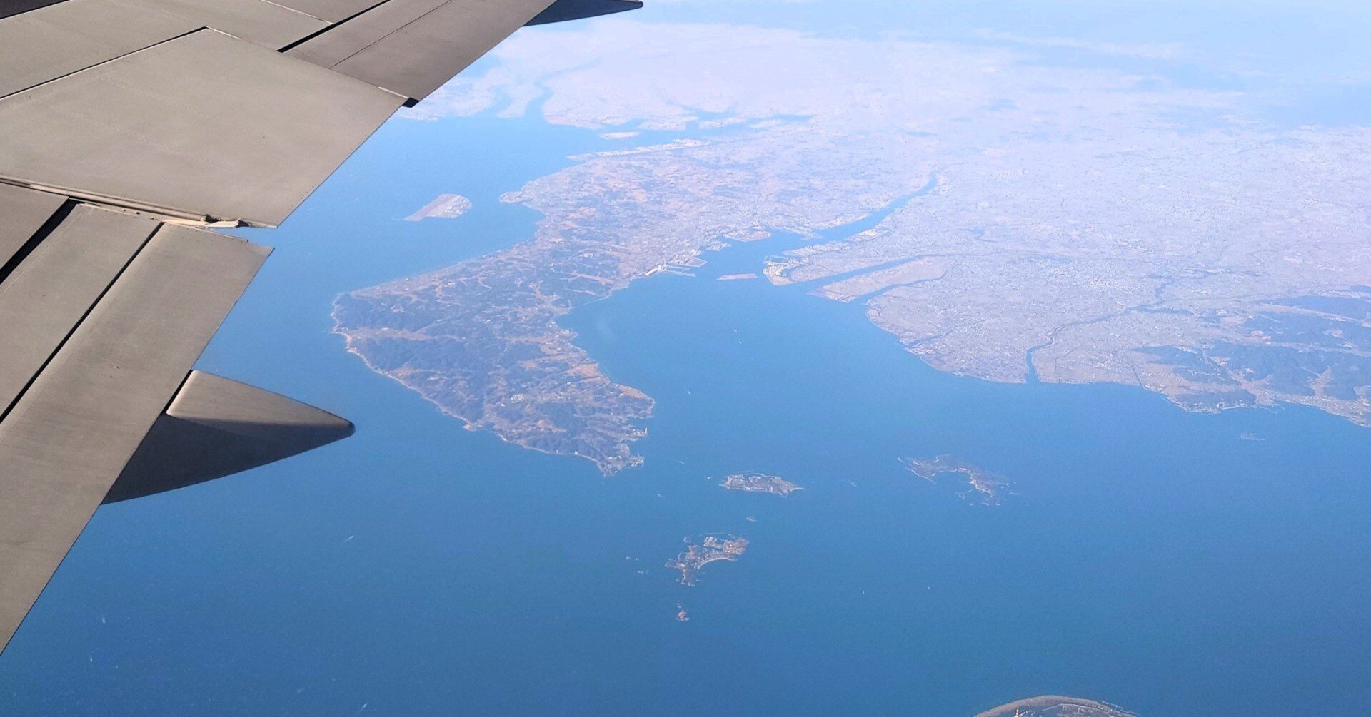 機窓画像コレクション「東京湾～伊勢湾」／2025年1月｜菅野ノリヒコ