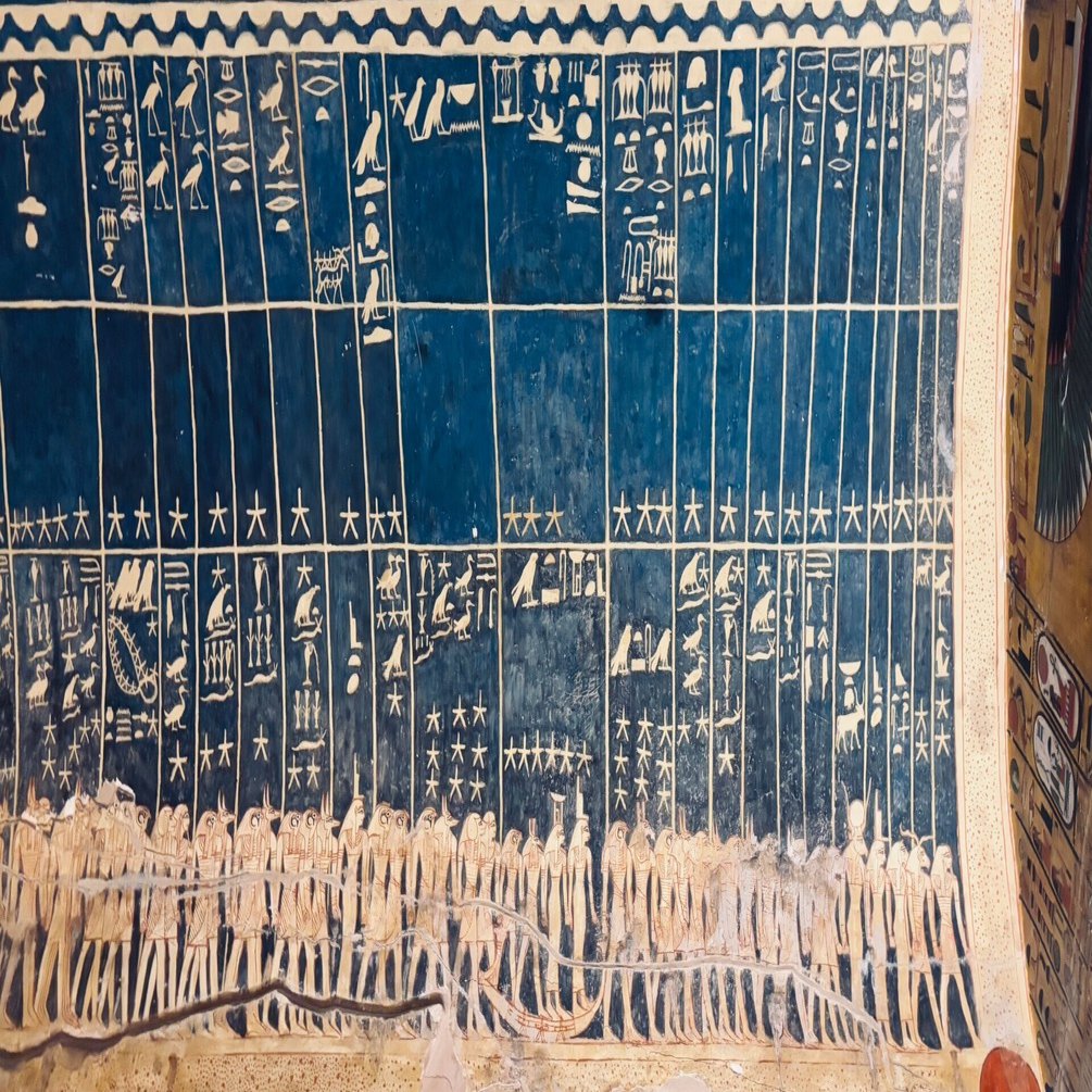 エジプト旅行記⑩王家の谷─セティ1世墓、3200年前の下絵