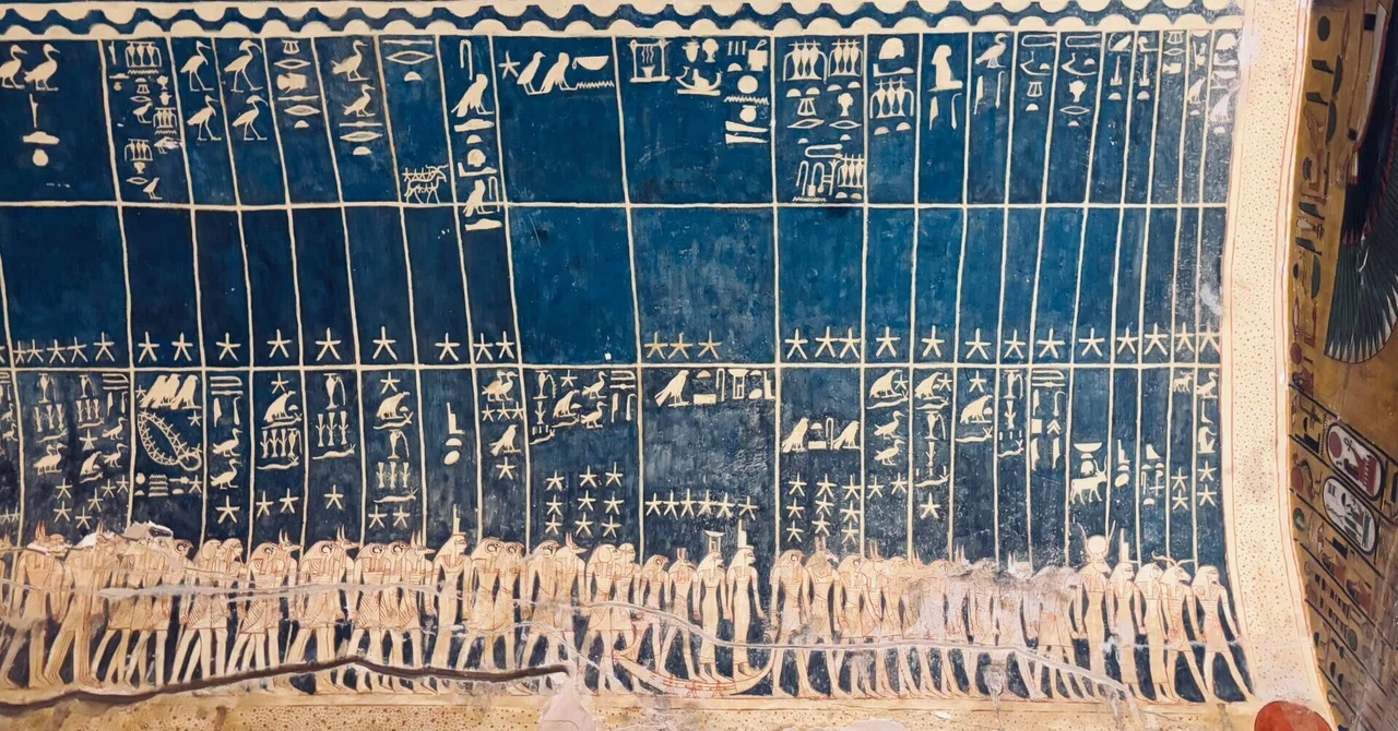 エジプト旅行記⑩王家の谷─セティ1世墓、3200年前の下絵