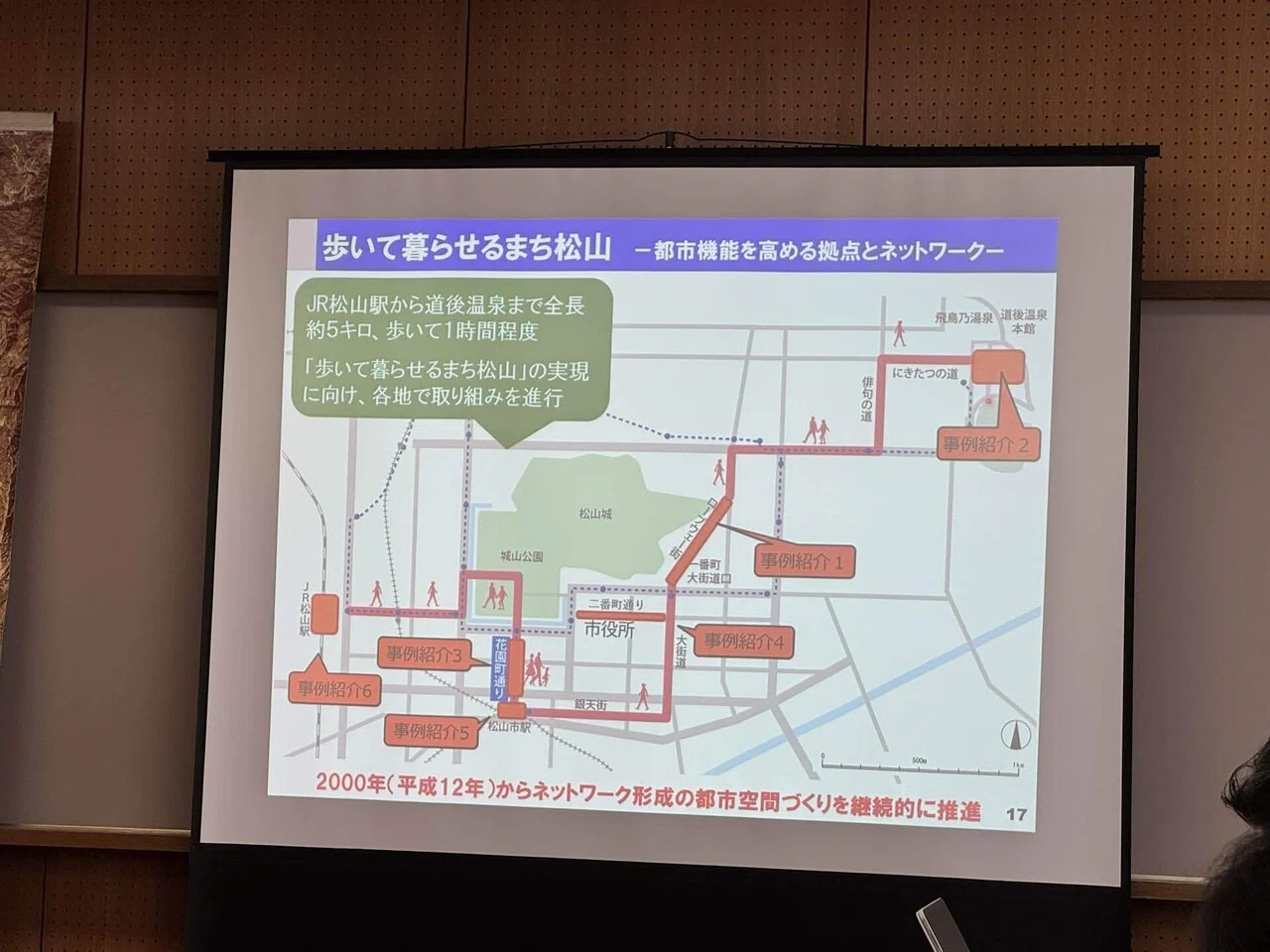 松山市駅前広場整備計画及び「歩いて暮らせるまちづくり」について