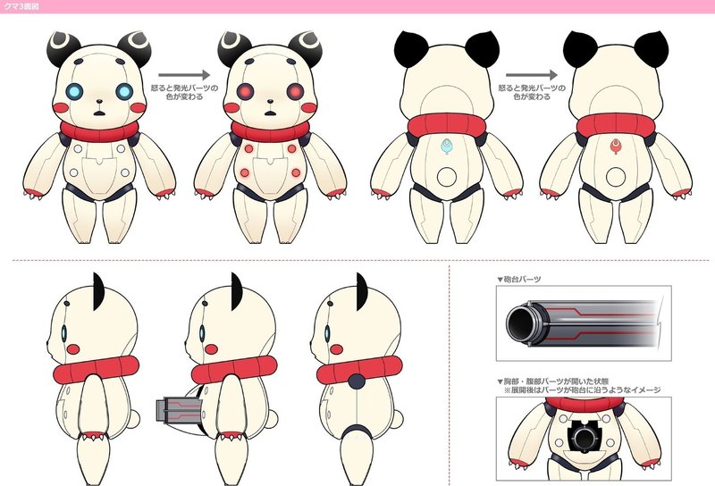 クマ型ロボット ギークマちゃん 誕生秘話 キャラクターデザインと3dモデル制作の様子を紹介 G2 Studios株式会社 クマ型ロボット ギークマちゃん 誕生秘話 キャラクターデザインと3dモデル制作の様子を紹介 G2 Studios株式会社