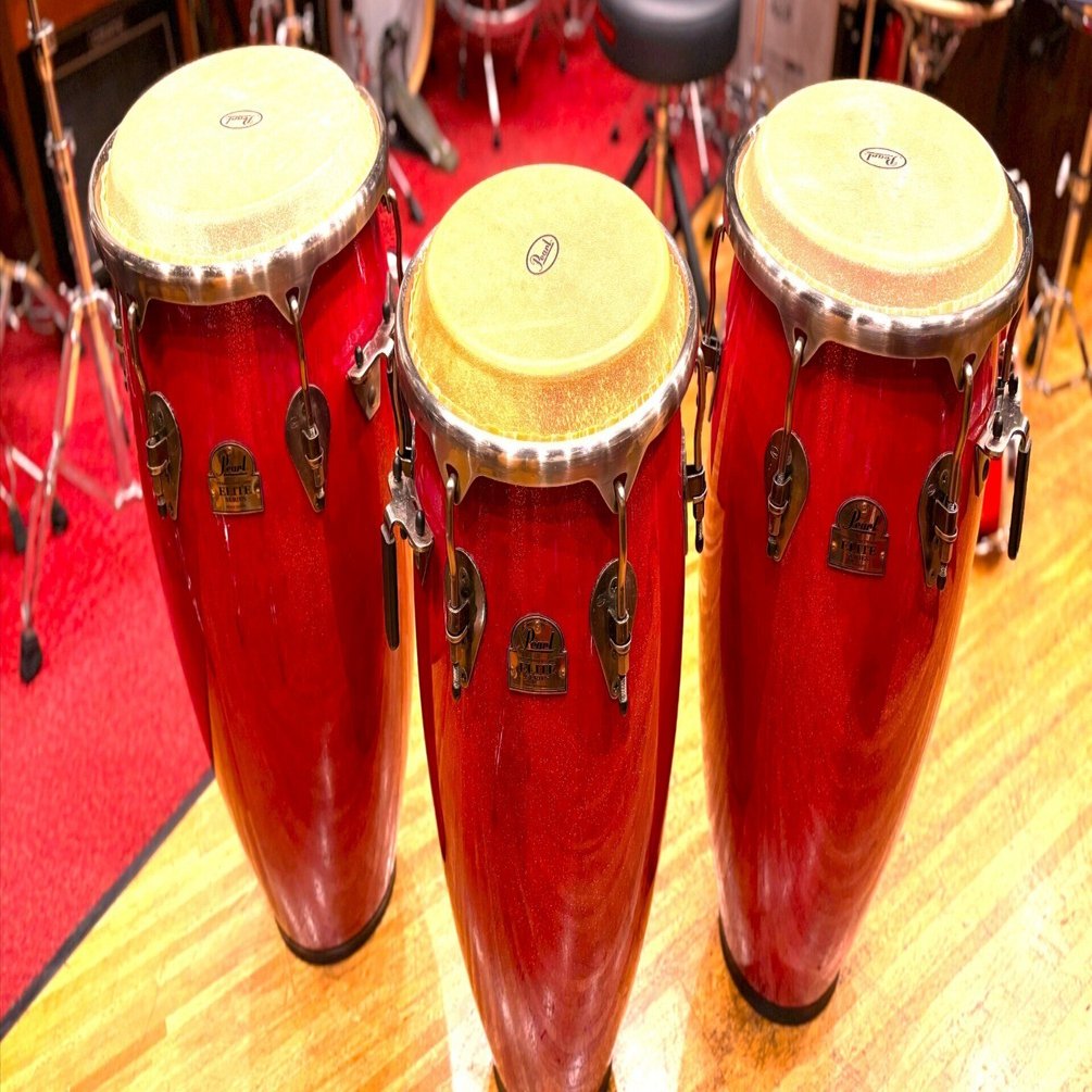 ラズベリーフィズ色？／パール「エリートシリーズ」／コンガが入りまし