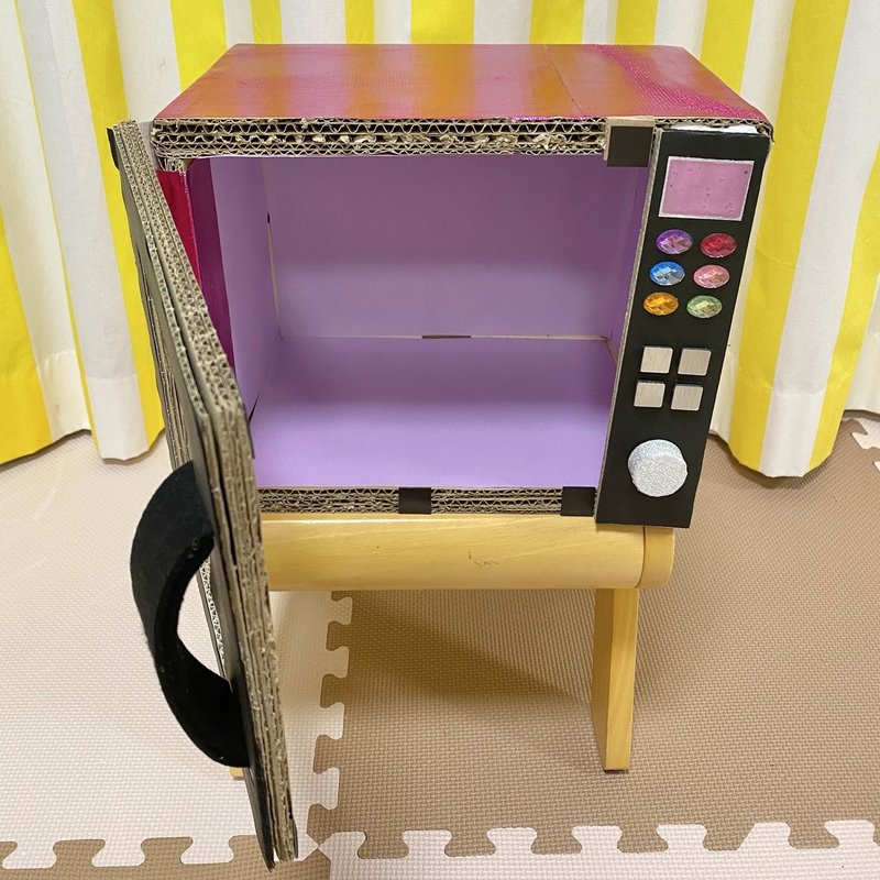 ダンボールでおままごと用の電子レンジを作ってみた ひろみらくる Note ダンボールでおままごと用の電子レンジを作ってみた ひろみらくる Note