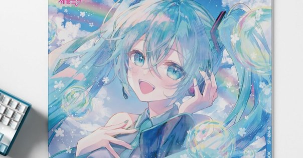 STORIA ゲーミングガラスマウスパッド Sloth DemizuPosuka