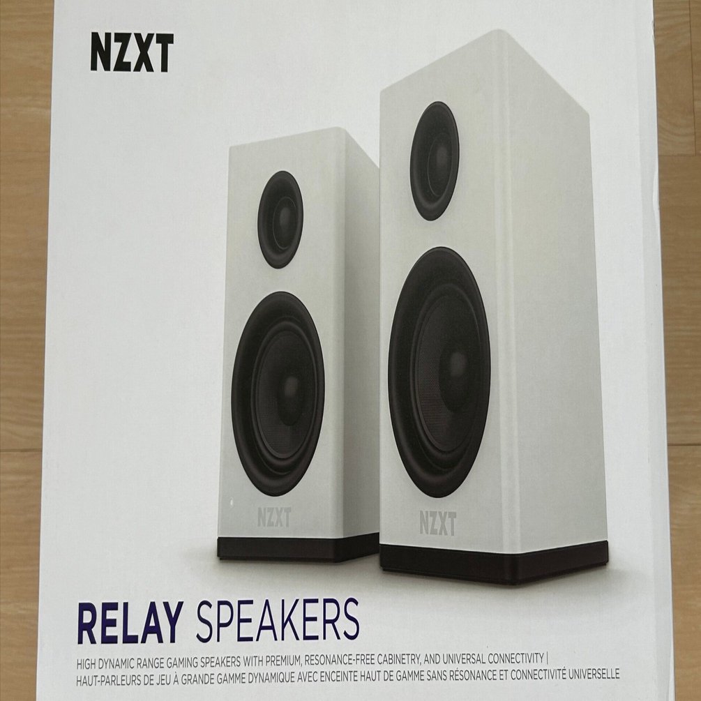 NZXT Relay Speakers ホワイト アンプ内蔵 PCスピーカー NZXT Relay Speakersレビュー！まさかの1万円切り投げ売り状態