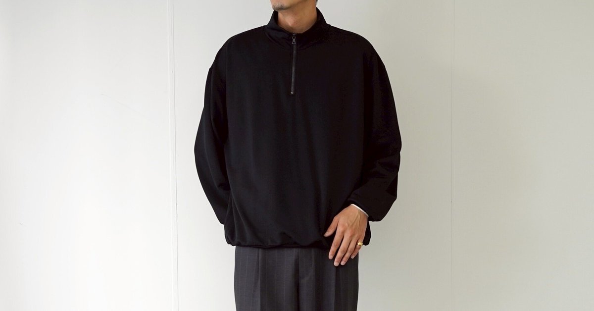 AURALEE 21AW ウールハーフジップセーター AURALEE「LIGHT WOOL SWEAT HALF ZIP P/O。本日発売です