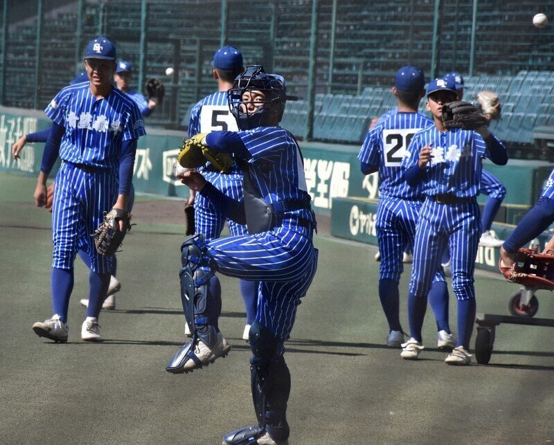 青藍泰斗高校 ストライプ 応援ユニフォーム　Oサイズ (XL) 青藍泰斗高校 ストライプ 応援ユニフォーム Oサイズ (XL) 応援グッズ