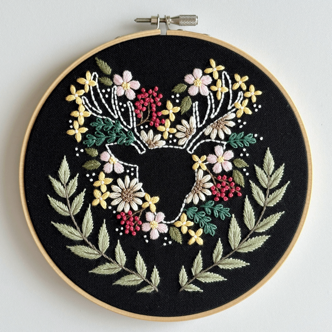 花刺繍—句集 新作や夏に刺繍したい図案をまとめました🪡｜はなこまち/刺繍作家