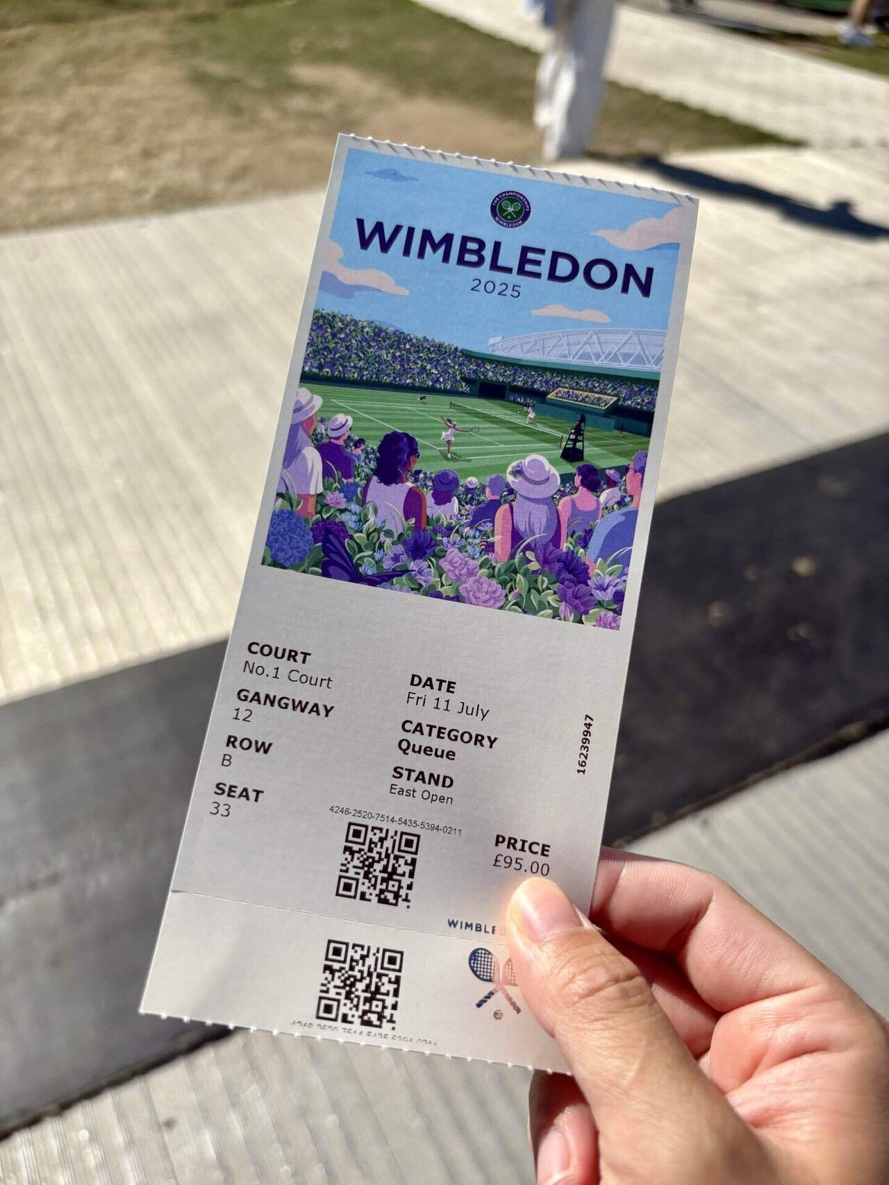 当日券】テニス知らずのウィンブルドン観戦記｜あさのひ