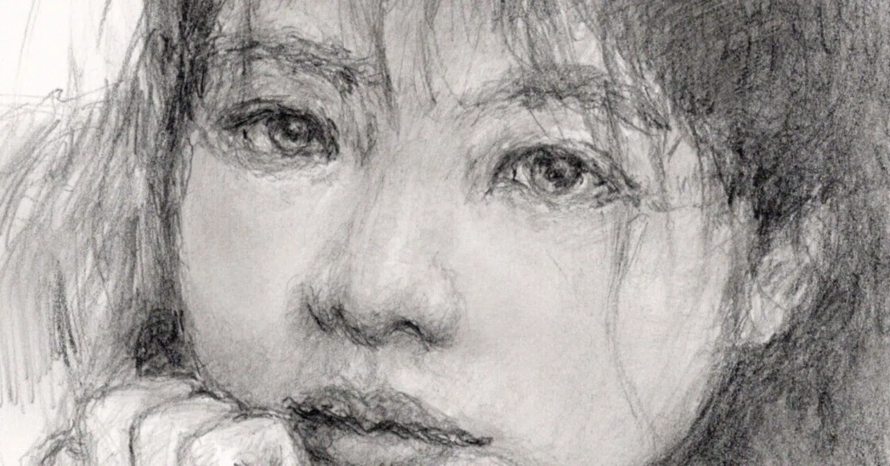 鉛筆で女の子の絵を描いてみた！｜Atelier Non