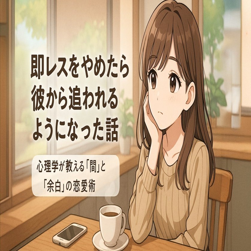 即レスをやめたら彼から追われるようになった話〜心理学が教える\, image size:1600x838