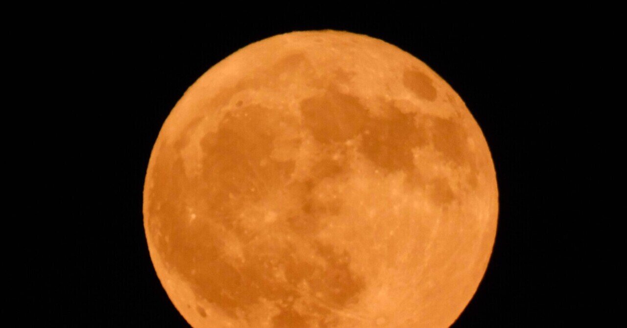 昨夜の月 スーパーブルームーン｜annon