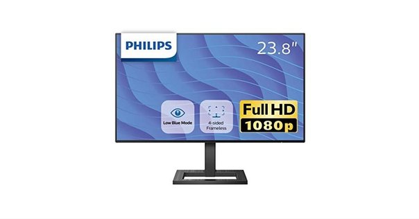 PHILIPS 242E2FE/11 24インチ 4辺フレームレスIPSモニター フル HD 液晶モニター 242E2FE/11 | Philips
